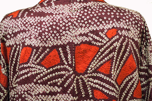 ha0004 haori - haorijJacket -   Japanese vintage jacket silk