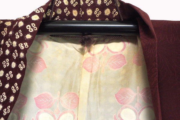 ha0005 haori - haorijJacket -   Japanese vintage jacket silk
