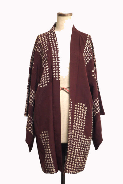 ha0005 haori - haorijJacket -   Japanese vintage jacket silk