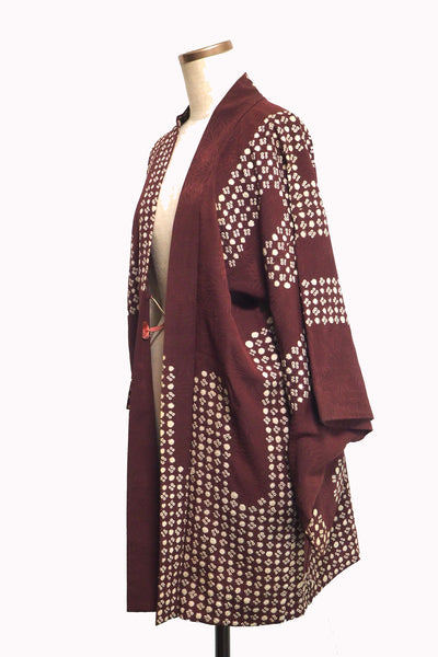 ha0005 haori - haorijJacket -   Japanese vintage jacket silk