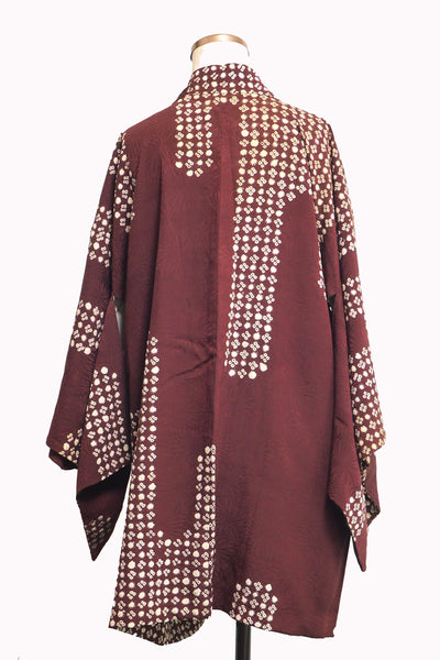 ha0005 haori - haorijJacket -   Japanese vintage jacket silk