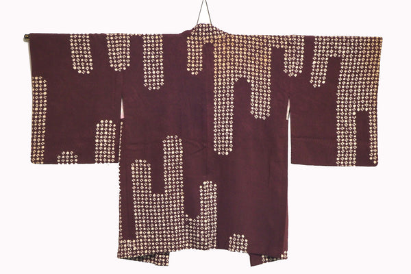 ha0005 haori - haorijJacket -   Japanese vintage jacket silk