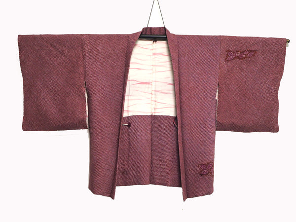 ha0006 haori - haorijJacket -   Japanese vintage jacket silk