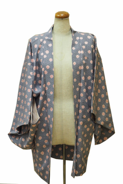 ha0008 haori - haorijJacket -   Japanese vintage jacket silk