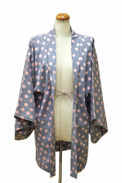 ha0008 haori - haorijJacket -   Japanese vintage jacket silk