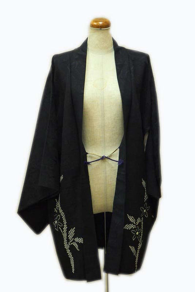 ha0016 haori - haorijJacket -   Japanese vintage jacket silk
