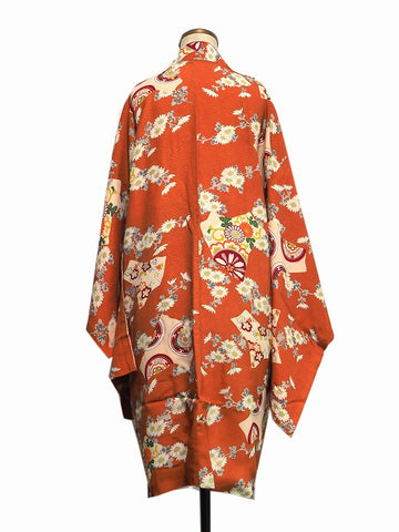 ha0022 haori - haorijJacket -   Japanese vintage jacket silk