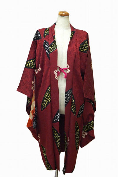 ha0023 haori - haorijJacket -   Japanese vintage jacket silk